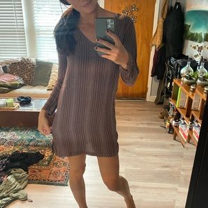 RVCA long sleeve tshirt dress